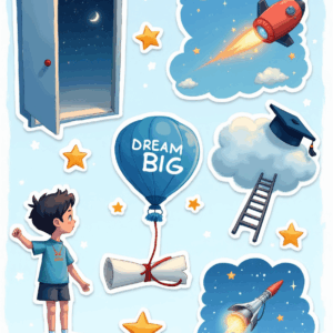 Graduation & Farewell - Sticker Sheet v16